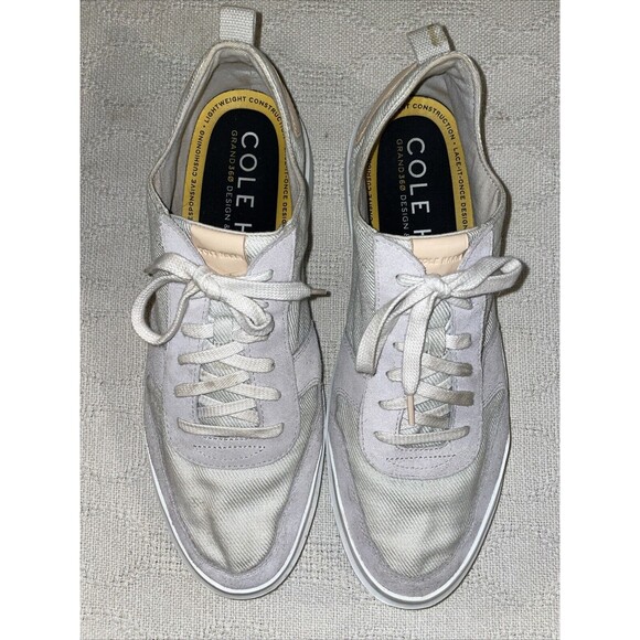 Cole Haan Grand O’s Athleisure Sneakers Size 14 W Beige Fabric Outdoors Fishing main image 8